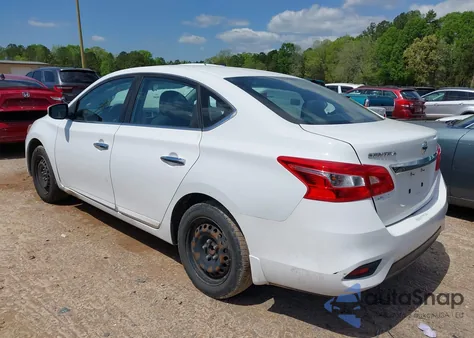 2016 Nissan Sentra S из США, поврежденный, VIN 3N1AB7AP9GY320861